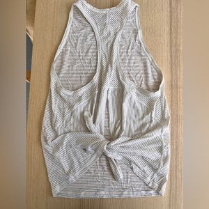 Lululemon high neck tie-back tank top